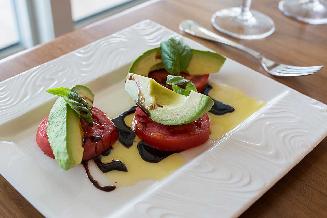 The Tomato and Avocado Salad simple, fresh and delicious.