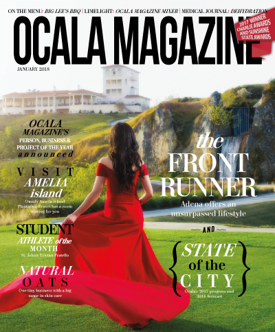 ocala-magazine-january-2018-adena-golf-country-club-unsurpassed-lifestyle-natural-oats-skincare-state-city-visit-amelia-island-front-runner-equestrian-person-business-project-year-big-lees-bbq-01