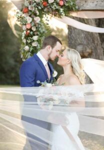 Brandon and Adiya Hauge Wedding - together