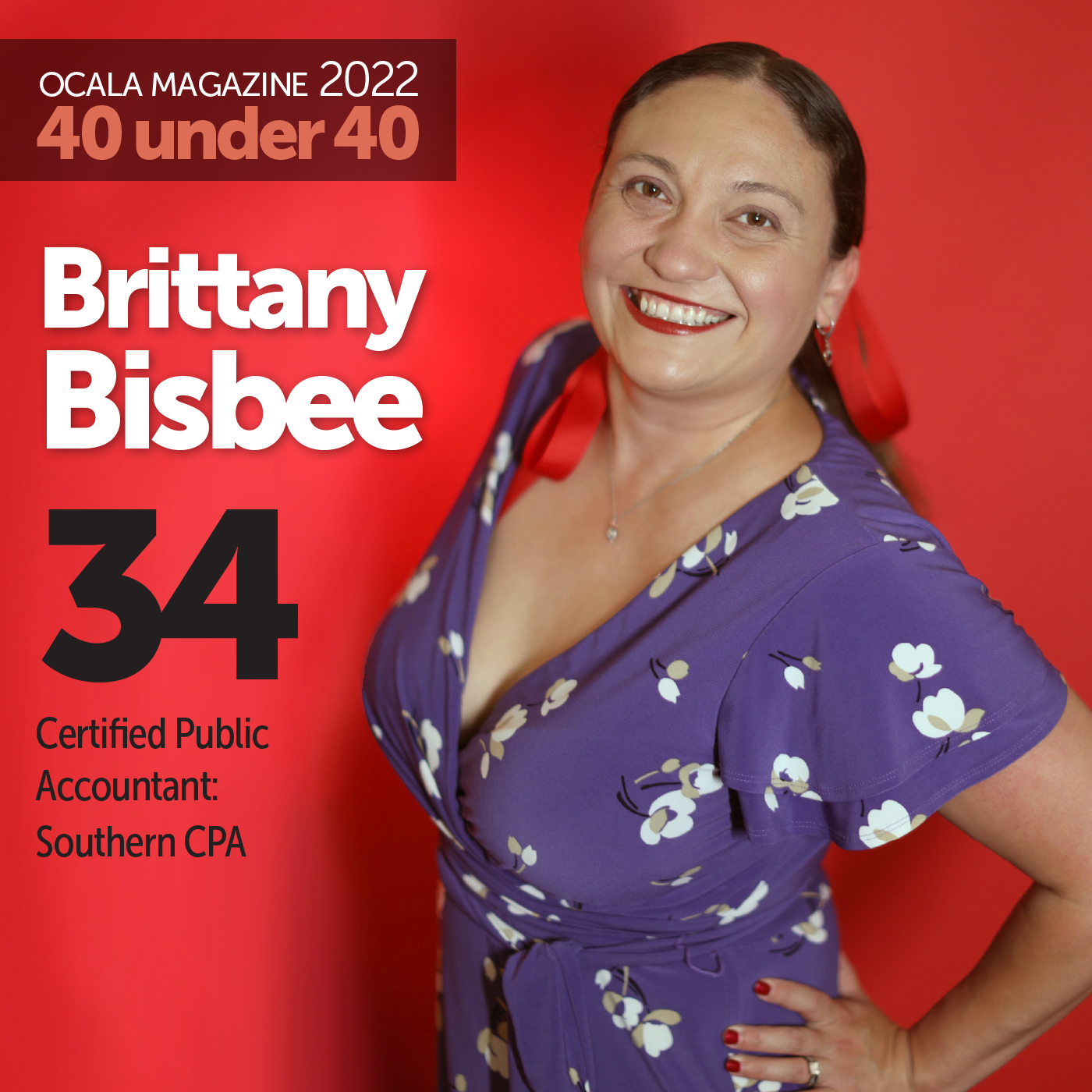 Brittany Bisbee Ocala Magazine 40 under 40