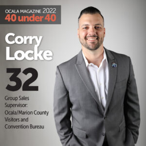 Corry Locke Ocala Magazine 2022 40 under 40