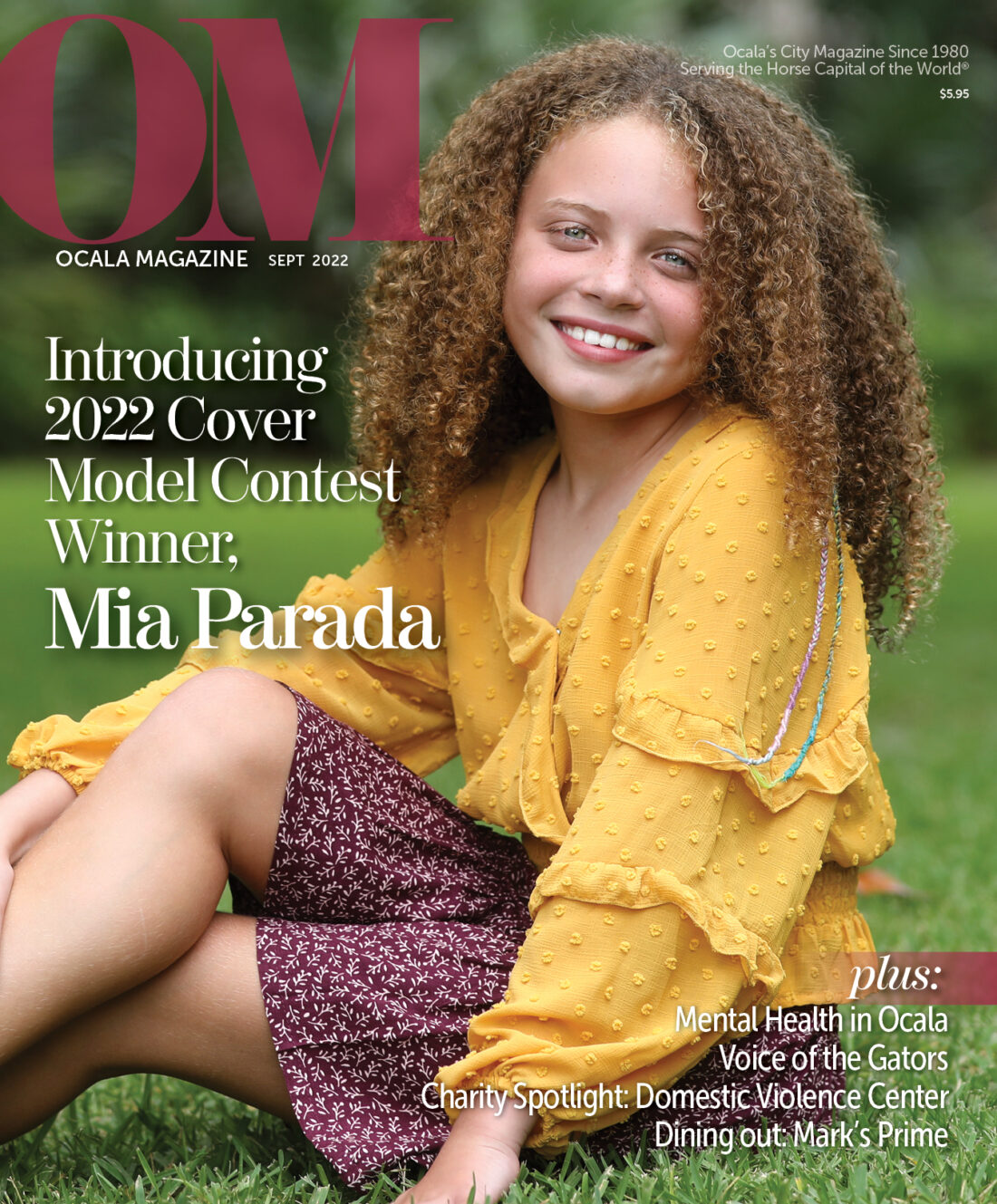 OM 2022 Cover Model Winner Mia Parada