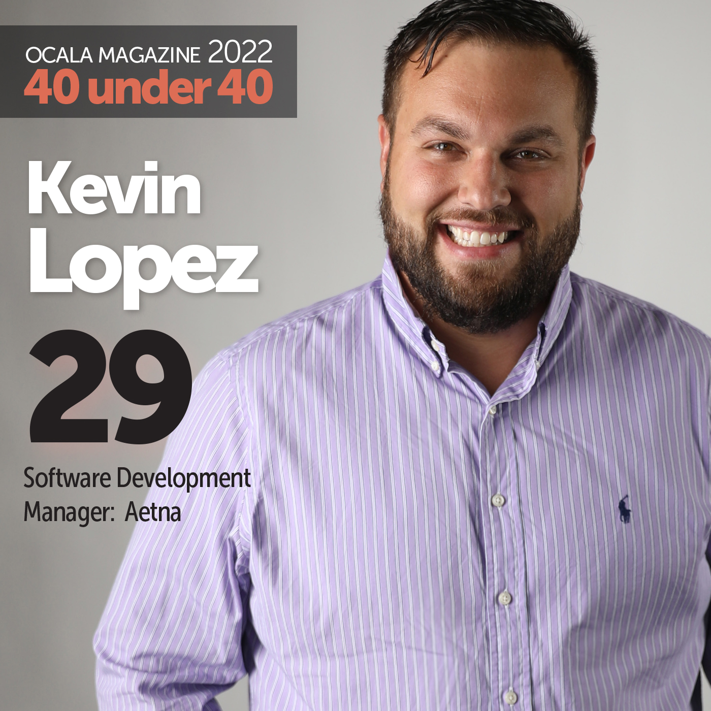 Kevin Lopez Ocala Magazine 2022 40 under 40