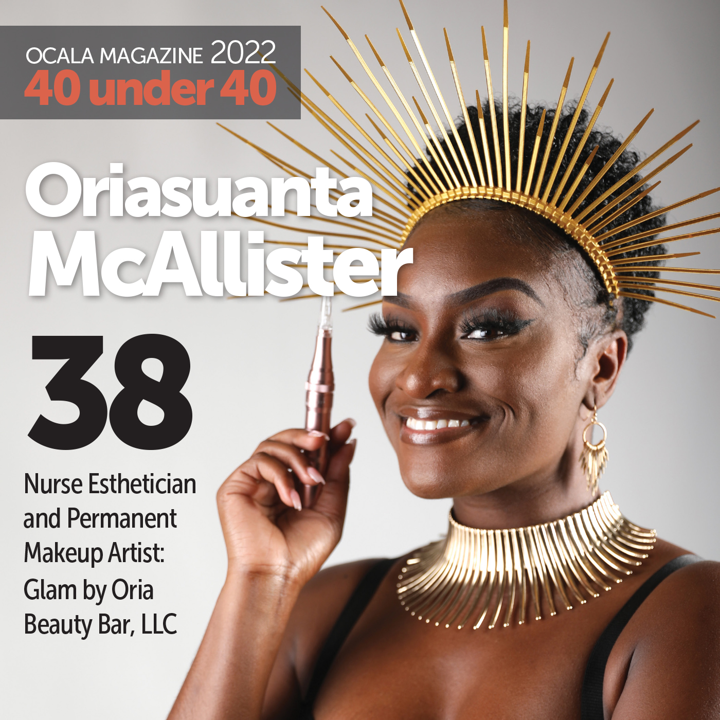 Oriasuanta McAllister Ocala Magazine 2022 40 under 40