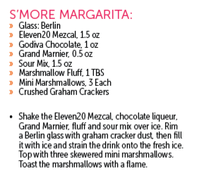 s'more margarita recipe eleven20 tequila